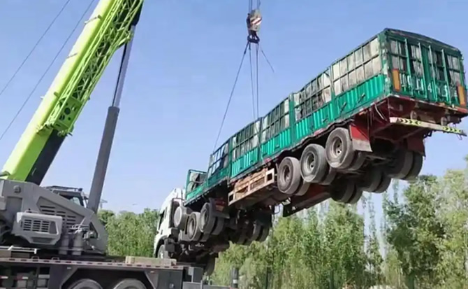 康乐道路脱困救援案例